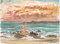 藏品(墾丁日落(二))的圖片