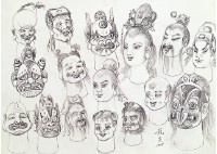 藏品(布袋戲人形頭(五))的圖片