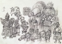 藏品(布袋戲人形頭(六))的圖片