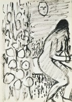 藏品(速寫(女於簾後))的圖片