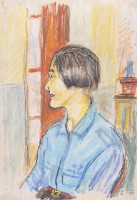 藏品(倚窗)的圖片