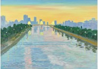 藏品(愛河清晨)的圖片