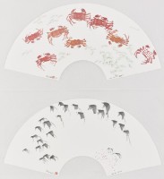 藏品((上)蟹 (下)候鳥)的圖片