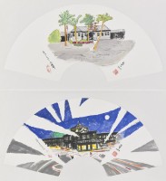 藏品((上)一九○八~一九四一高雄驛 (下)高雄火車站停役前)的圖片