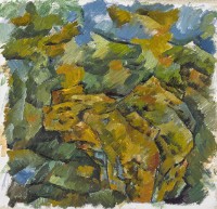 藏品(塞尚-斧劈皴練習-草圖)的圖片