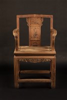 藏品(客家木雕椅)的圖片