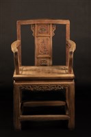 藏品(客家木雕椅)的圖片
