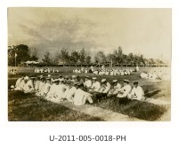 藏品(《台南高工開校十周年記念祭寫真帖》運動會學生會食)的圖片