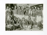 藏品(各科對抗競技橄欖球賽球選手合影)的圖片