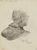 藏品(老者素描)的圖片