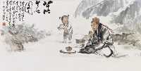 藏品(水墨人物畫─品茗圖)的圖片