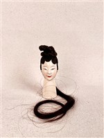 藏品(布袋偶頭（花旦）)的圖片