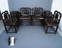 藏品(太師椅及茶几)的圖片