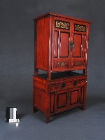 藏品(朱漆上下櫃)的圖片