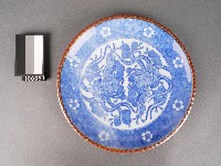 藏品(青花印花鳳紋盤)的圖片