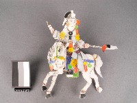 藏品(騎馬人像泥塑)的圖片