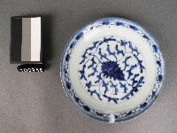 藏品(青花花卉纏枝盤)的圖片