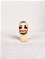 藏品(布袋戲偶頭 （野奸僧）)的圖片