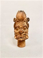 藏品(布袋戲偶頭)的圖片