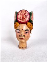 藏品(布袋戲偶頭)的圖片