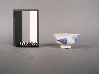 藏品(青花扇紋杯)的圖片