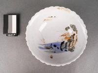 藏品(彩繪山水風景紋碗)的圖片