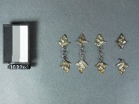 藏品(銅銀錯葉紋飾片)的圖片