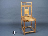 藏品(靠背竹椅)的圖片