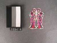 藏品(持扇仙女套色版畫)的圖片