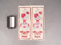 藏品(槅扇門-富貴平安套色版畫)的圖片