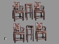 藏品(太師椅)的圖片