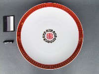 藏品(金紅釉五福壽字盤)的圖片