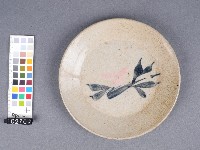 藏品(彩繪花卉紋盤)的圖片