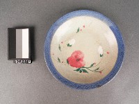 藏品(彩繪花卉紋盤)的圖片