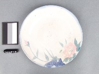 藏品(彩繪花卉紋盤)的圖片