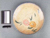 藏品(彩繪花卉紋盤)的圖片