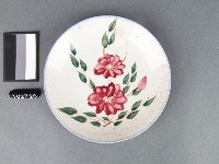 藏品(紅綠彩花卉紋盤)的圖片