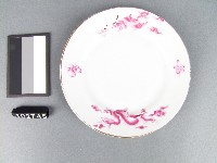 藏品(紅彩龍鳳紋盤)的圖片