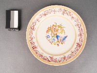 藏品(彩繪花蝶紋盤)的圖片