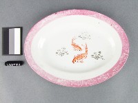 藏品(金紅釉雙魚紋盤)的圖片