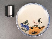 藏品(彩繪雞公紋盤)的圖片