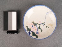藏品(彩繪花卉紋碟)的圖片