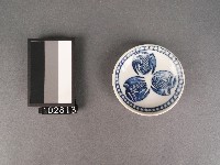 藏品(青花團鳥紋碟)的圖片