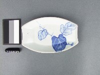 藏品(青花葉紋碟)的圖片