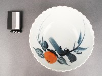 藏品(橘藍彩果實葉紋碗)的圖片
