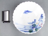 藏品(彩繪山水紋碗)的圖片