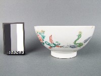 藏品(黃金釉彩繪鳳鳥花卉紋碗)的圖片