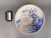 藏品(青花山水紋碗)的圖片