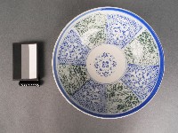 藏品(藍綠彩花卉紋碗)的圖片