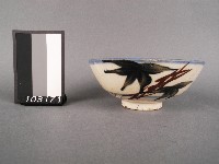 藏品(雙彩竹葉紋碗)的圖片